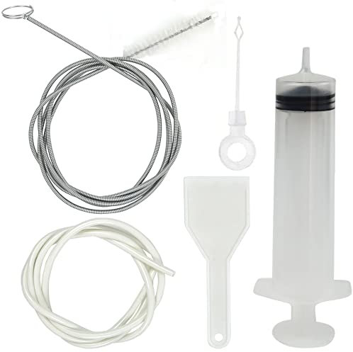 Kühlschrank Abflussloch, 5 Stück kühlschrank Reinigung Set Kühlschrank Reinigungswerkzeug Kühlschrank Bürste Refrigerator Drain Hole Clog Remover Zum Entblocken Von Abflusslöchern