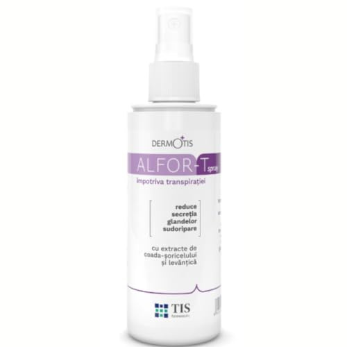 ALFOR-T Stop Sudore 110ml - Sudorazione Eccessiva, Ipersudorazione ascelle, mani, piedi - Previene Sudorazione, Scarpe Prurito Piedi, Unghie Forti, Cattivi Odori, previene Piede d'Atleta
