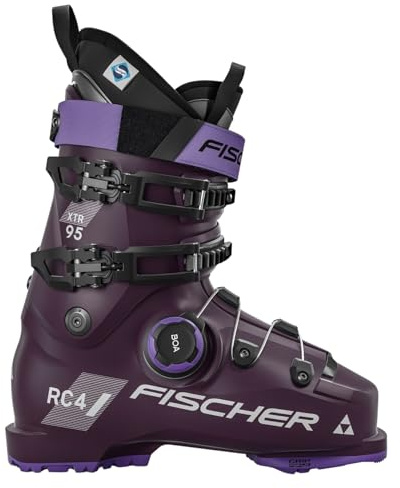 Fischer Damen Skischuhe Skistiefel Alpinskischuhe Alpin-Skistiefel Alpinstiefel für Frauen XTR RC4 95 MV - MP24.5 EU38 2/3 - Flex 95 - GripWalk - Allmountain - für vielseitige Fahrer