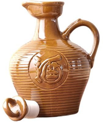 SOIMISS Cruche à Vin Céramique Vintage Litré Avec Anse Pot à Vin Portable Multi-usage Conteneur Et Pratique Pour Service Et Décoration