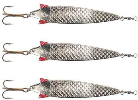 FFT® 3 x 30g TOBIE TOBY SPINNER LURE MACKEREL BASS COD PIKE SEA FISHING
