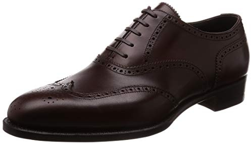 三陽山長(サンヨウヤマチョウ) Sanyo Yamacho R2010 Men's Rokuro Full Brogue, Dark Brown, 27.0 cm E
