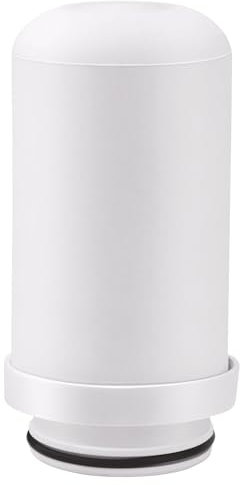 AQUAWATER, 106493, Lot de 2 cartouches filtrantes triple action charbon actif et céramique pour filtre sous robinet, élimine goûts, odeurs et bactéries, durée de vie 3 mois