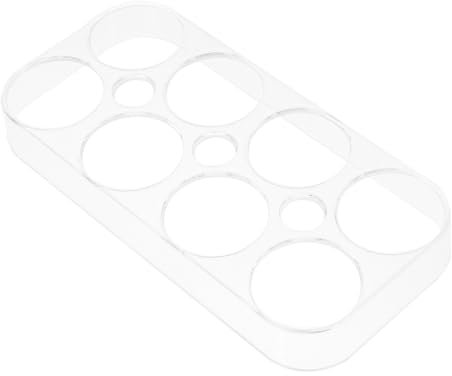Operitacx 8-Gitter EierbehäLter FüR KüHlschrank, Plastik Eier Aufbewahrung KüHlschrank eierhalter organizer eier