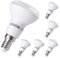 LEDGLE 6W E14 LED Lampe Warm Weiß 3000K E14 LED Glühbirnen Nicht Dimmbar, Ersetzt 50W Traditionelle Energiesparlampe, 120 ° Abstrahlwinkel, 6Pcs