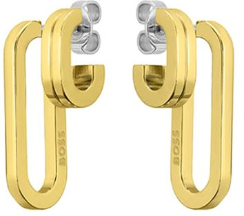 BOSS Jewelry Clous d'Oreilles pour Femme Collection HAILEY en Or Jaune - 1580325