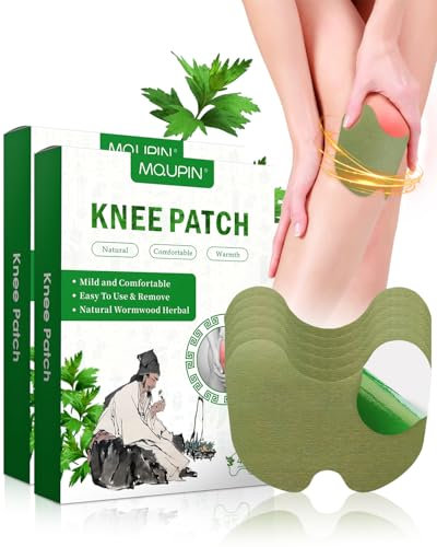 Knieflicken, 84 Pcs Knie Schmerzlinderung Patchnatürlich, bequem, wärmend, Schmerzlinderung, Entzündungsreduzierung