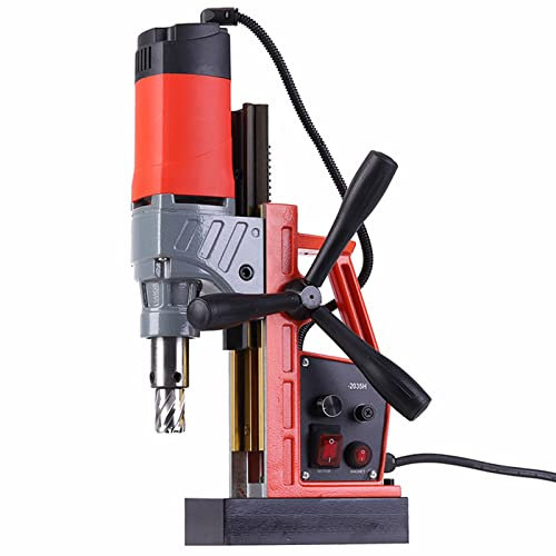 XCSCUK Trapano Magnetico da 1280 W, Trapano Magnetico Portatile per impieghi gravosi, Trapano elettromagnetico a Forza Magnetica