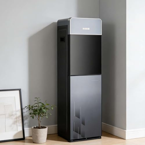 Dispenser di Raffreddamento dell'Acqua 3 in 1, con Caricamento dal Basso, Dispenser Acqua Distributore d'Acqua, per Casa, Ufficio, caffè, tè, Bar,001,Hot And Cold Types