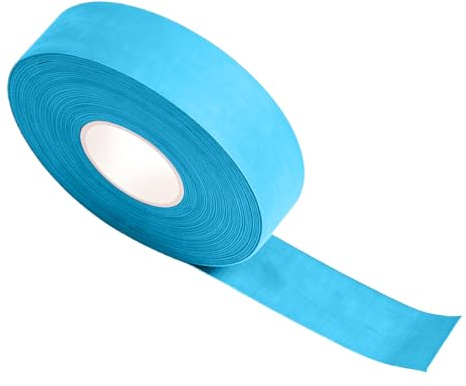 NAUZE Nastro antiscivolo per bastone da hockey su ghiaccio, in poliestere e cotone, 25 m x 25 mm, per hockey su ghiaccio, tennis, golf (blu)