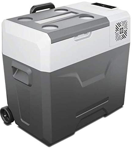Frigo Portatile Frigorifero Auto Elettrico Mini Frigorifero Congelatore con Compressore Portatile (30/40/50 L) Elettrico, con Cavo 220-240V CA o 12V-24V DC | Bevande, per Cibo | Viaggi, Picnic, Camion