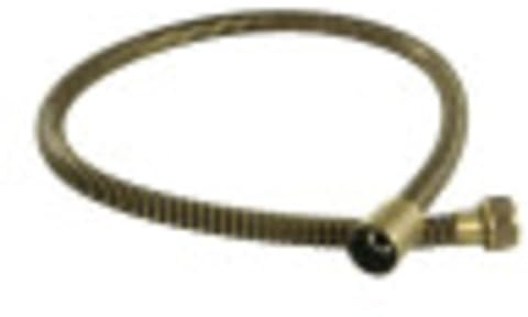 Kingston Brass KBSPRHOSE303 Gourmet Scape 30 Stainless Steel Hose, Antique Brass