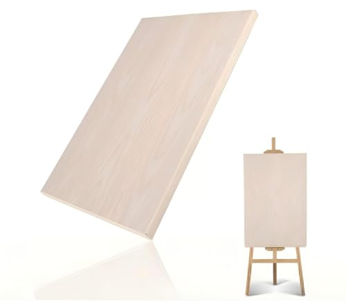Baxnore Tablero de Dibujo de Artista, Tablero de Pintura de Viaje, Tablero de Pintura de Madera, Tablero de Dibujo Hueco de Madera, Tablero de Escritura de Dibujo para Mesa de