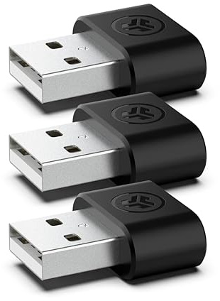 JLab USB Type A to USB Type C Adaptor Dongle - 3 Pack