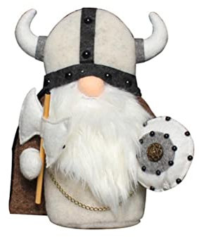 XIAOXIONG Gesichtslose Zwerg Plüschpuppe Ritter Zwerg Wikinger Gladiator Figur Tisch Ornamente Dekoration