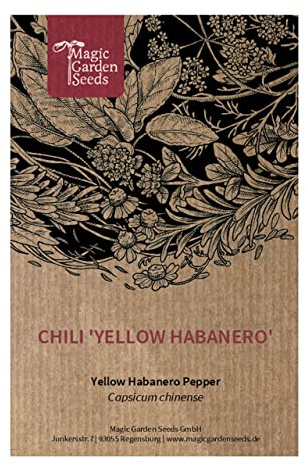 Chile Habanero Amarillo (Capsicum chinense) - aprox. 10 semillas