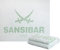 Sansibar Wohndecke Kuscheldecke Tagesdecke Micro Flausch Prägedruck 150x200 cm Weiß/Hellgrün