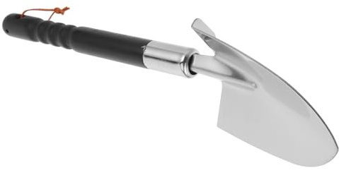 WHAMVOX Paletta per Cenere in Acciaio Inox per Stufa e Stufa a Legna Accessorio per Braciere Impugnatura Antiscivolo Ergonomica Paletta per Carbone e Pulizia Forno per Uso Domestico e