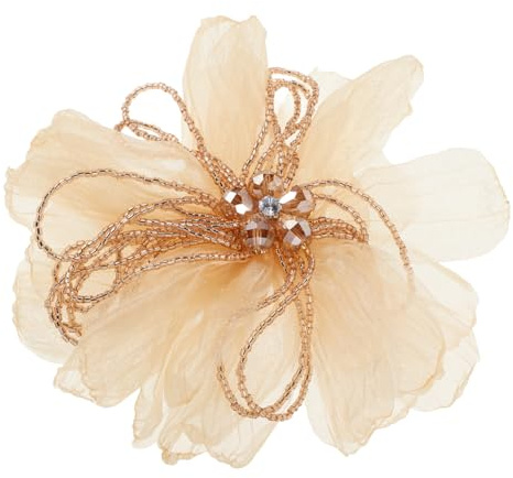 DEARMAMY Elegante Broche De Flores De Tela Para Mujer Elegante Accesorio Para Vestido De Fiesta Solapa De Moda