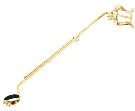 Milisten Support De Partition Portable Pour Flûte Traversière Lyre De Flûte Avec Clip Sécurisé Accessoire De Musique Compact Facile À Transporter Pour Concerts Et Fanfare