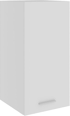 Refined Armario Colgante de Cocina “Lyon” Madera de ingeniería 1x Vitrina Colgante de Cristal (1 Puerta) 40 cm