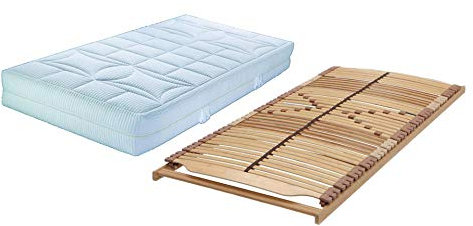 Panda Superflex Malie NV Lattenrost in Überlänge 90 x 220 cm Plus Malie Big Star XXL H4 5-Zonen Tonnentaschenfederkern-Matratze in Überlänge 90 x 220 cm im Härtegrad 4 / H4