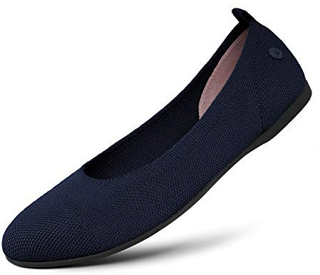 GIESSWEIN Eco Ballerinas Round - Runde Ballerinas für Damen, Eleganter Sommerschuh aus recycelten PET-Flaschen, Ballerina Schuhe, Komfortable Slipper, Ballet Flats