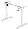 celexon elektrisch höhenverstellbarer Schreibtisch weiß Eco eAdjust - stufenlos verstellbar passend zu Allen gängigen Tischplatten - ergonomische Höhenverstellung ideal für Homeoffice und Büro