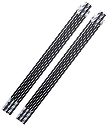 Taidda- Zeltstützstange, 330 cm/129,92 Zoll Glasfaser-Campingzelt-Stangenstangen Sonnenschutz-Stützstangen für den Außenbereich Markisenrahmen-Kit für Campingzelte für 1-2 Perso