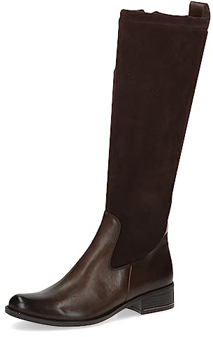 CAPRICE 9-25514-41, Stivali piatti Donna, Marrone (Dk Brown Comb), 40.5 EU