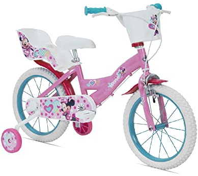 Huffy, Fahrrad 16 Zoll Disney Minnie Girls, Rosa, One Size