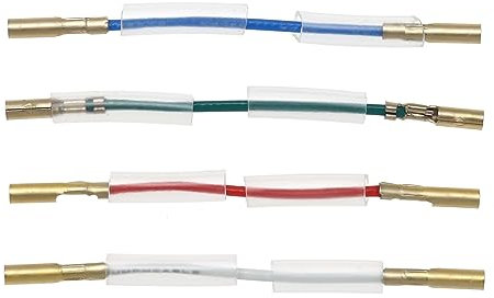 4 fili di piombo in rame senza ossigeno, filo stereo per giradischi, accessori elettronici in rame, 41 mm