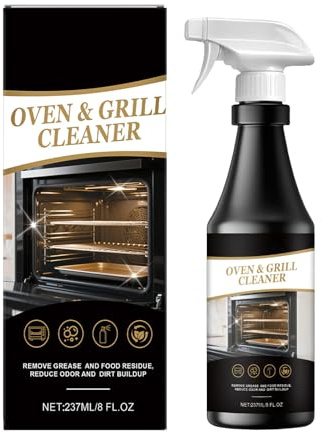 Sgrassatore Spray Per Forni E Barbecue,Detergente Sgrassante Spray Per Forno E Fornelli,Scioglie Incrostazioni,Forno,Piano Cottura Grill,237ML