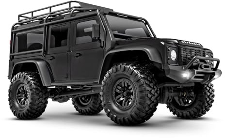 TRAXXAS TRX-4M 1/18 LD Land Rover Defender Scale Crawler avec batterie/chargeur 4WD RTR Noir