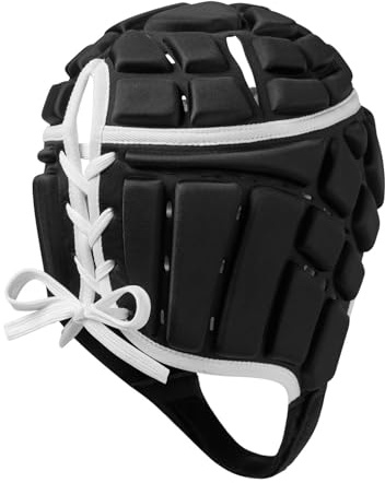Canterbury Adulto Unisex Caschetto Rugby Core | Copertura a 360° | Cinturino sottogola con bordi morbidi | Fori progettati per favorire la ventilazione | Imbottitura in schiuma Caschetto Black S