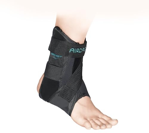 Aircast AirGo Sprunggelenkschiene in verschiedenen Größen für Links oder Rechts - 1 Stück - Höchster Komfort und optimale Stabilität für schnelle Genesung und aktive Bewegung (S, Rechts)