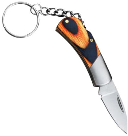CPJJ Coltello Pieghevole con Lama in Acciaio Inox e Manico in Legno,Coltello da Caccia Pieghevole,Coltello da Sopravvivenza,Coltello da Sopravvivenza all'aperto,Regalo per Uomini