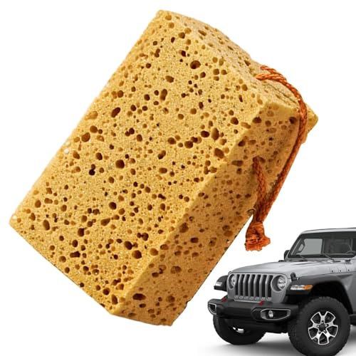 Xvilmaun Autoschwämme zum kratzfreien Waschen, Autowaschschwamm | Großer, verdickter, saugfähiger Autowachs-Applikator,Schwammbürste, weiche Reinigungswerkzeuge, tragbarer Spülschwamm für Badezimmer,