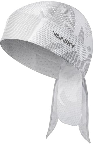 YANIKY Bandana para Hombre y Mujer MTB,Parte Inferior Elástica,Pañuelo de Cabeza Transpirable con Protección UV para Ciclismo, Montañismo y Moto