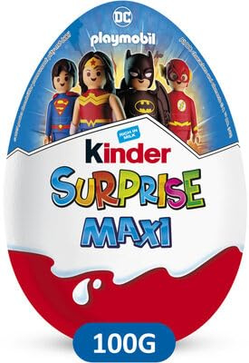 Kinder Surprise Egg 100G Kinder Surprise Chocolate Gift, Chocolate Eggs, Fine Milk Chocolate Chocolate Surprise -Gift For Kids Avengers Marvel Super hero