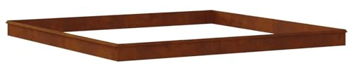 vidaXL Snail Fences 20 pcs Rusty Weathering Steel, Garden and Terrace, Modern Metal Fence, Durable Outdoor Barrier Sectioning, Simple Separator Design