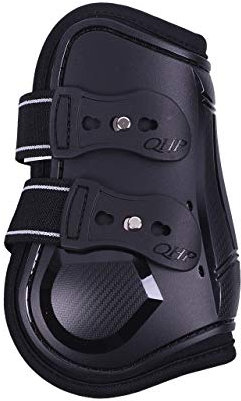 ARBO-INOX - Streichkappen - Schnellverschluss - Airflow-Neoprenfutter - anatomisch geformt (Full Warmblut, Schwarz)