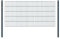 Arvotec Einstabmatten, H 100 cm, grün (RAL6005) oder anthrazit (RAL7016), L 10-50m - Drahtstärke 8/6/4mm - langlebig, robust & preisgünstig (Einstabmatten, H 100 cm, L 10 m anthrazit)