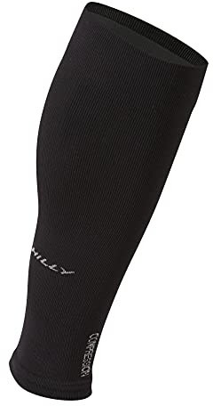 Hilly Calcetines, Pulse - Manga - Zero Cushioning, Negro/Gris S