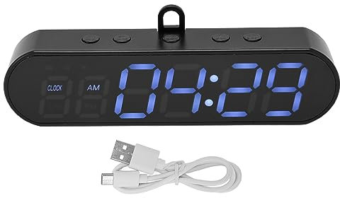 Asixxsix Temporizador de Gimnasio Portátil, Temporizador de Intervalo, Cuenta Atrás/Arriba, Reloj Cronómetro, 1000 MAh, Recargable por USB, Fitness, Deportes, Intervalo de Entrenamiento