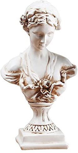 Duiaynke Büstenstatue, Porträts, Gips-Skulptur, Dekoration, antike Farbe, Schreibtisch-Ornament