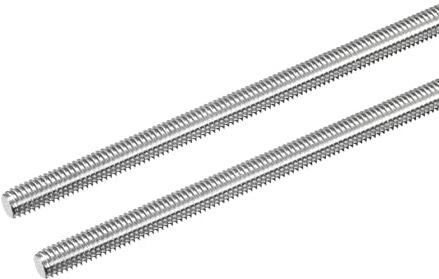 sourcing map Fully Threaded Rod M6 x 150mm 1mm Thread Pitch 304 Stainless Steel Right Hand Threaded Rods Bar Studs 2 Pack