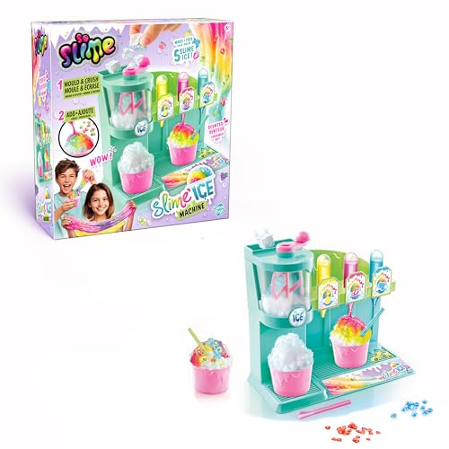 Canal Toys - So Slime - Slime-Eismaschine Set - würfeln • crushen • färben • dekorieren - 3 Töpfe, Slime, Duftfarbstoffe, Strohhalm-Löffel, Toppings - 5 Sorten - ab 6 Jahren - SSC 310