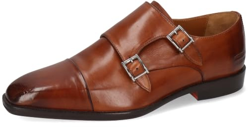 Melvin & Hamilton Men's Stefano 2 Monk-Strap Loafer, Brown, 9 UK