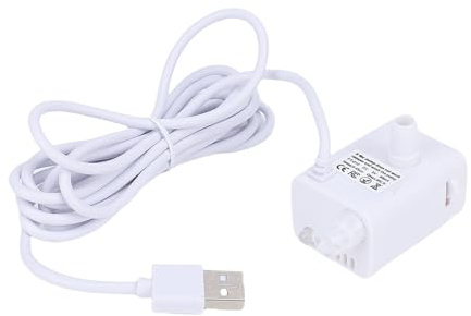 RASTKY Tyst Vattenfontänpump Borstlös Motor Effektiv Vattencirkulation Torrbrinnande Husdjursdrickande Fontänpump Rostfri Keramiska Fontäner Ersättningspump